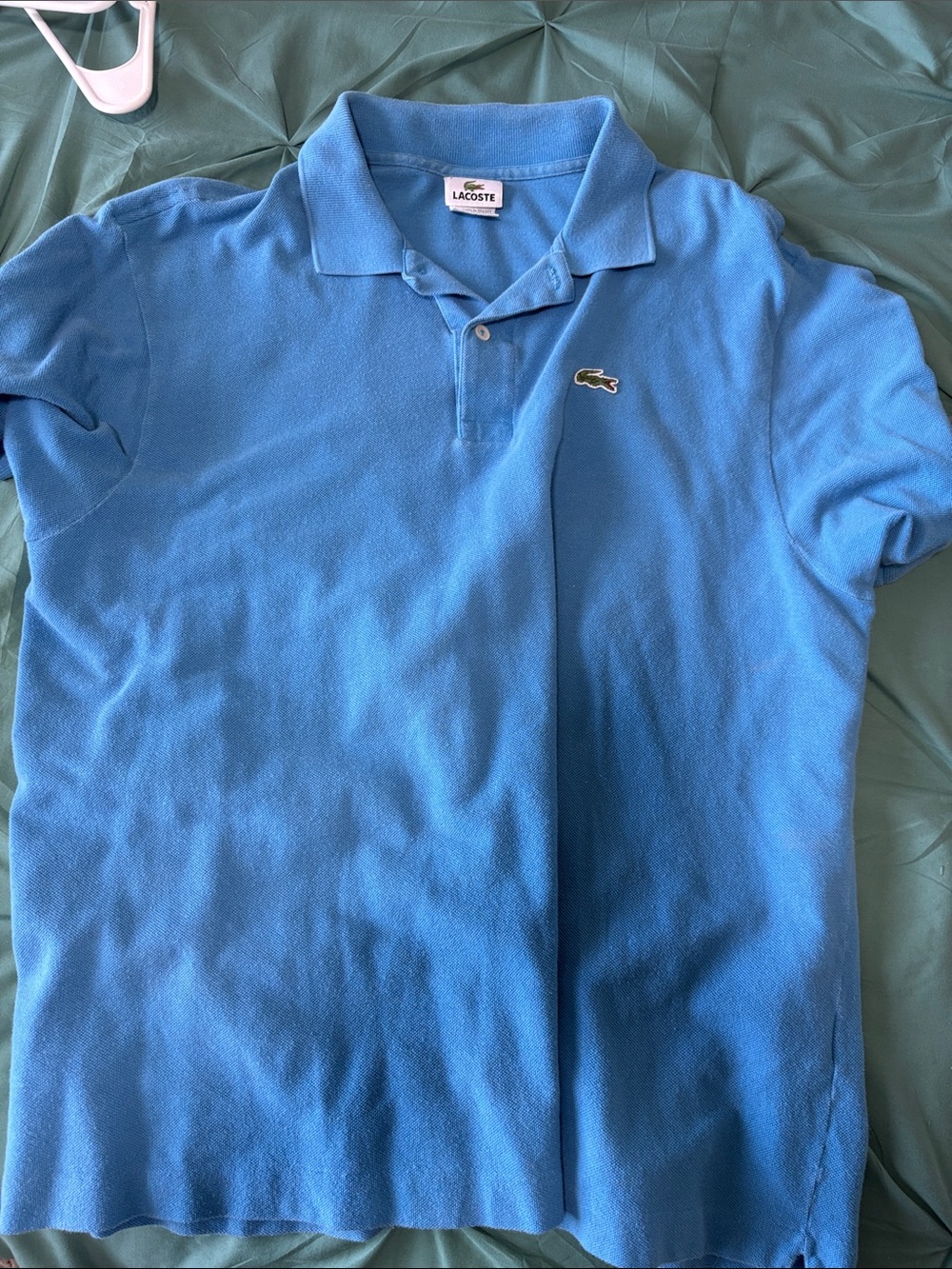 Lacoste Men's Bright Blue Pique Polo